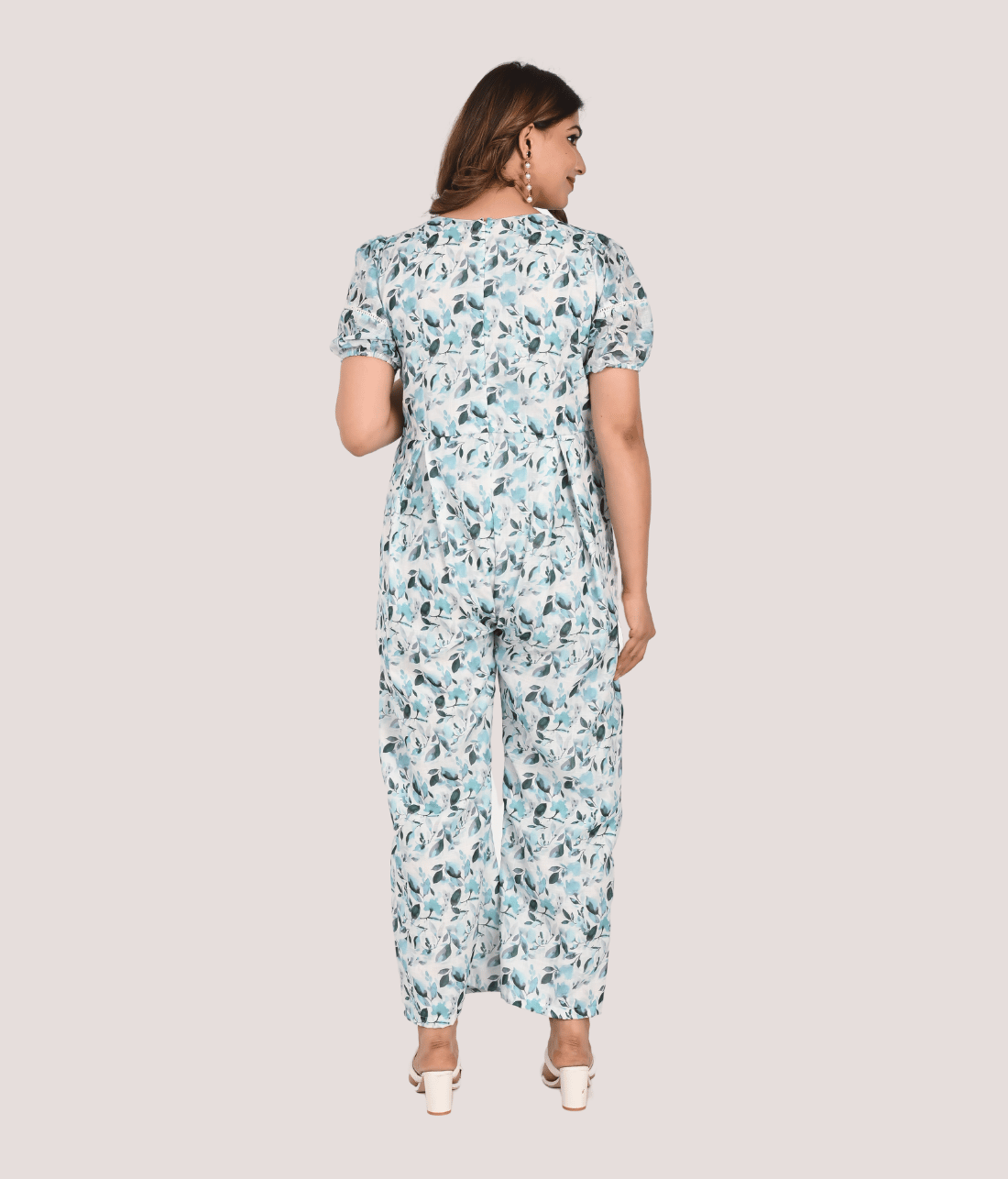 Linen Jumpsuit with Lining